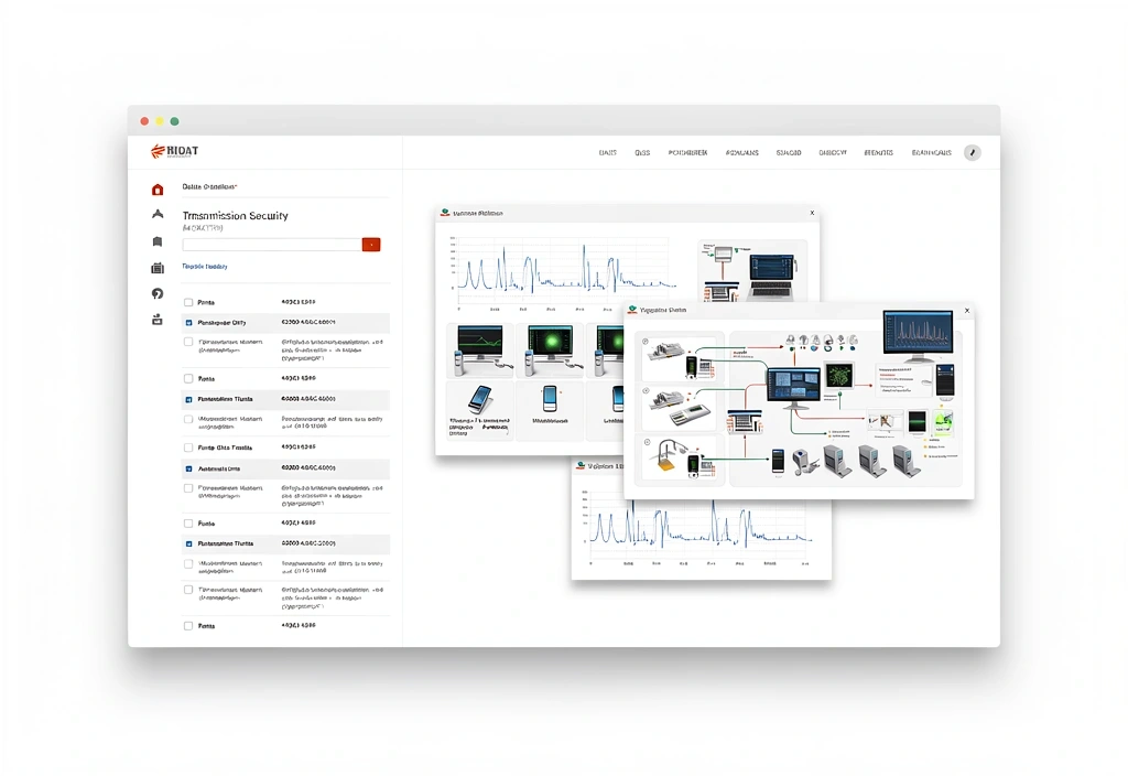 Technical data transmission security